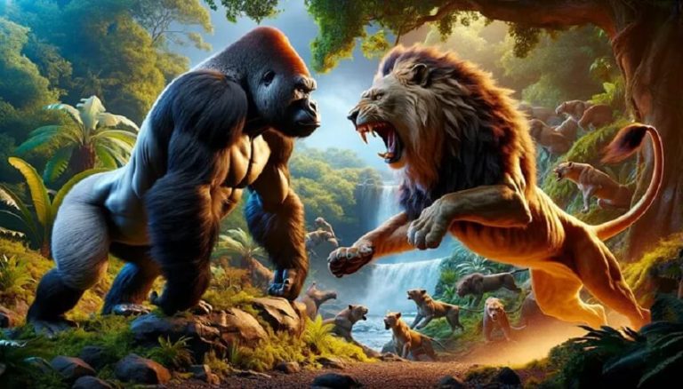 Gorilla vs Lion Who Would Win in a Fight for Survival?